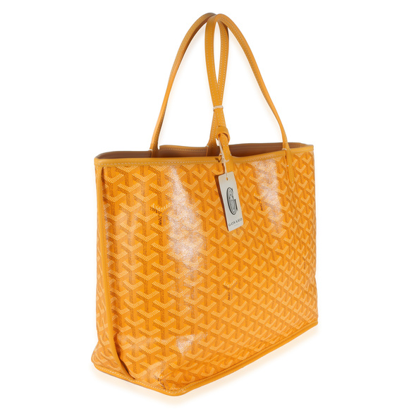 Goyard Yellow Goyardine Canvas Reversible Anjou PM - Picture 4 of 7